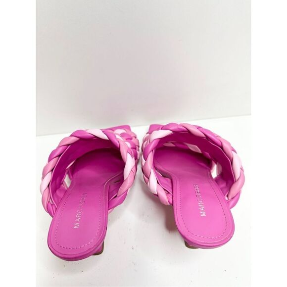 Marc Fisher Shoes Womens Size 6.5 Barbie Pink Toree Slip On Heeled Sandals - Picture 6 of 9